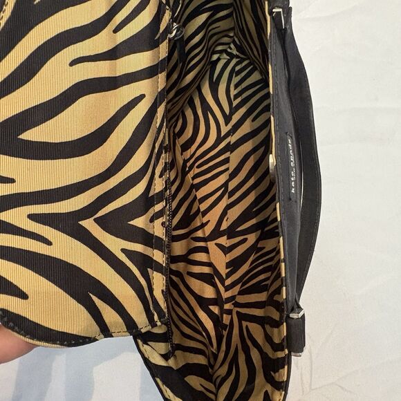 Vintage 90s Y2K Kate Spade Black Silk Original Classic Shoulder Bag Purse - Picture 5 of 6